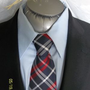 Caribe43- Brooks Brothers 2Btn Solid Blue Suit